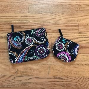 Brand New Vera Bradley Cosmetic and Change Purse